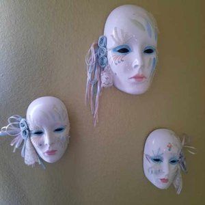 Wall decorative mascaraed masks